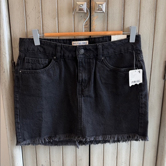 We The Free Dresses & Skirts - We The Free Out Of Ordinary Denim Mini Skirt